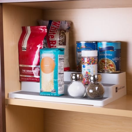 Hastings Home 3-tier Spice Step Shelf Kitchen Cabinet, Countertop and Pantry Spices and Seasoning for Household 961693UQS